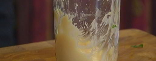 Шаг 7: рыбного гамбургера с манго-майонезом