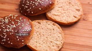 Рецепт Цельнозерновых булочек для бургеров