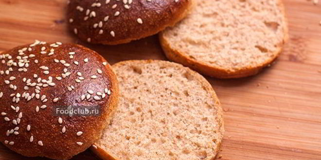 Рецепт цельнозерновых булочек для бургеров