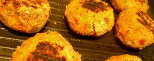 Шаг 2: вегетарианских бургеров из нута с чеддером