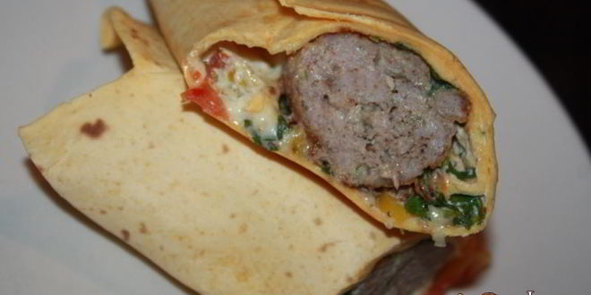 Рецепт буритоса с кукурузной лепешкой тортилас