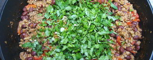 Шаг 8: буррито с фаршем и красной фасолью