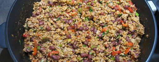 Шаг 9: буррито с фаршем и красной фасолью