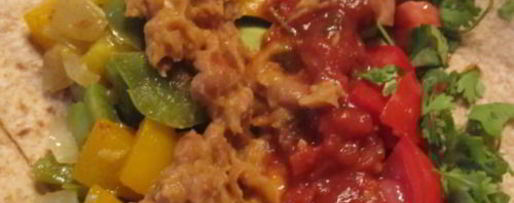 Шаг 2: буррито с фасолью