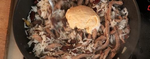 Шаг 6: буррито с говядиной и сырным соусом