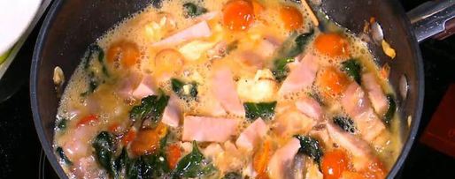 Шаг 7: буррито с индейкой, беконом и шпинатом