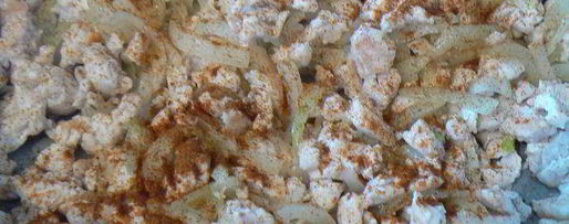 Шаг 2: буррито с курицей и фасолью