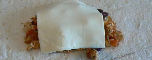 Шаг 6: буррито с курицей и фасолью