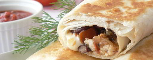 Шаг 8: буррито с курицей и фасолью