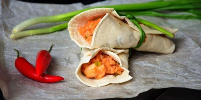 Рецепт буррито с курицей и рисом