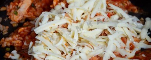 Шаг 4: буррито с курицей и рисом