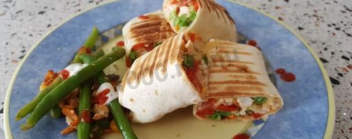 Шаг 14: буррито с курицей и стручковой фасолью