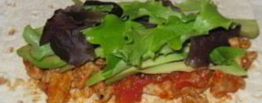 Шаг 4: буррито с мясом и авокадо