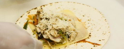 Шаг 10: буррито с овощами и пряным филе