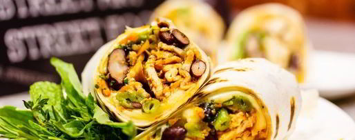 Шаг 13: буррито с овощами и пряным филе