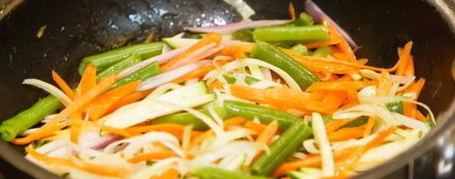 Шаг 5: буррито с овощами и пряным филе