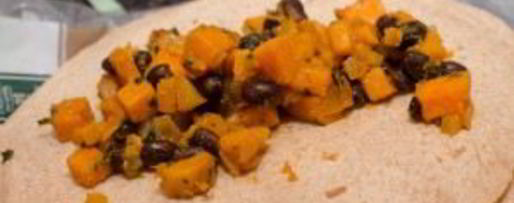 Шаг 2: буррито с овощами