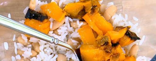 Шаг 7: буррито с тыквой, курицей и фасолью