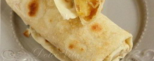 Шаг 4: буррито с яблоками