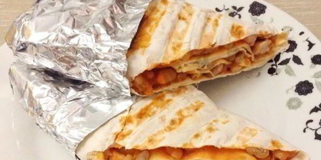 Рецепт буррито со свининой и фасолью