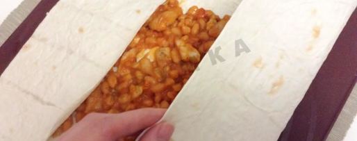 Шаг 5: буррито со свининой и фасолью