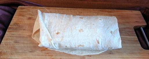 Шаг 4: домашнего буррито