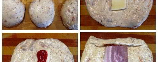 Шаг 2: баварских бутербродов-булочек с колбасой