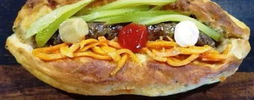 Шаг 7: баварских бутербродов-булочек с колбасой