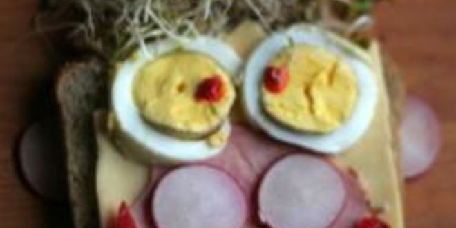 Рецепт бутерброда-человечка