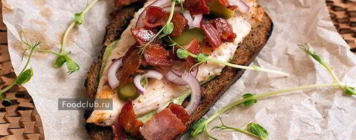 Шаг 7: бутерброда с курицей и беконом