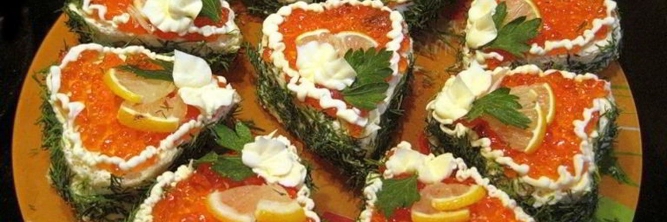 Рецепт Бутерброда с рыбной икрой