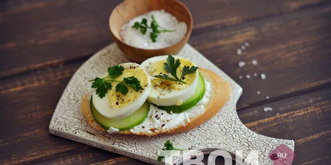Рецепт бутерброда с яйцом