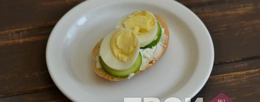 Шаг 3: бутерброда с яйцом