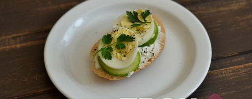 Шаг 5: бутерброда с яйцом