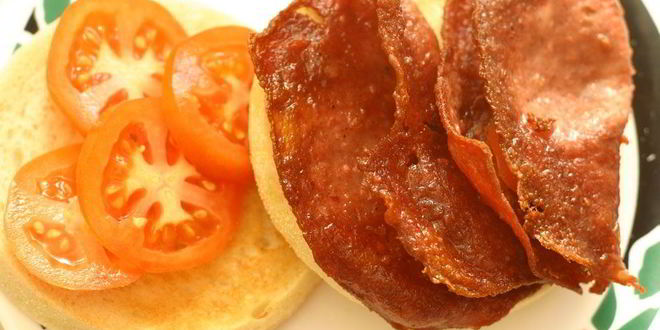 Рецепт бутерброда с жареной колбасой