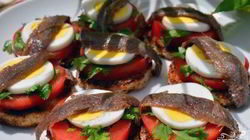 Рецепт Бутербродов с анчоусами