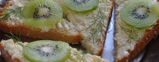 Шаг 3: бутербродов с киви на день рождения