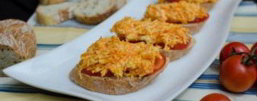 Шаг 4: бутербродов с морковью и сыром