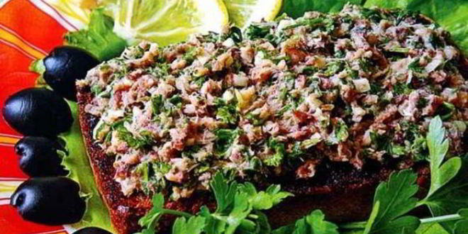 Рецепт бутербродов с паштетом из анчоусов