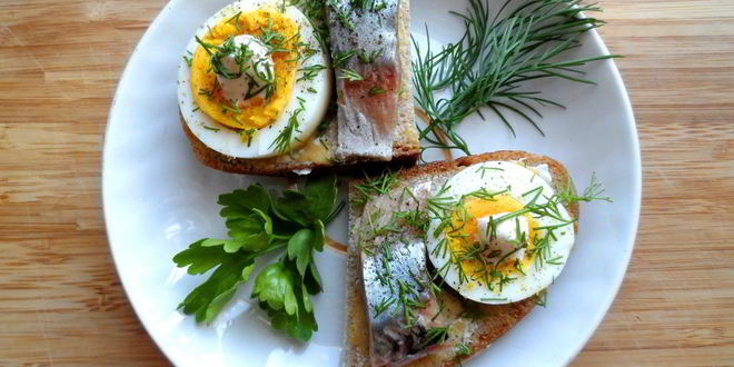 Рецепт бутербродов с селедкой