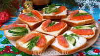 Рецепт Бутербродов с семгой