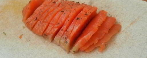 Шаг 3: бутербродов с семгой