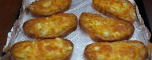 Шаг 5: бутербродов с сыром и чесноком