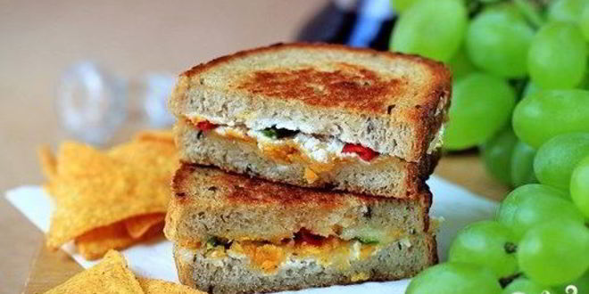 Рецепт бутербродов с сыром на сковороде