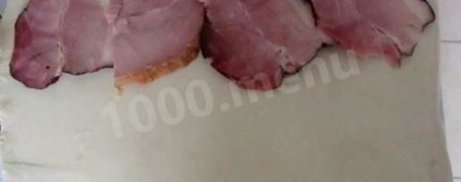 Шаг 2: бутербродов с ветчиной