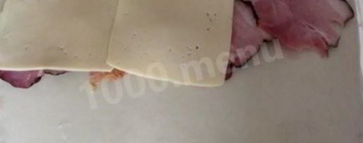 Шаг 3: бутербродов с ветчиной