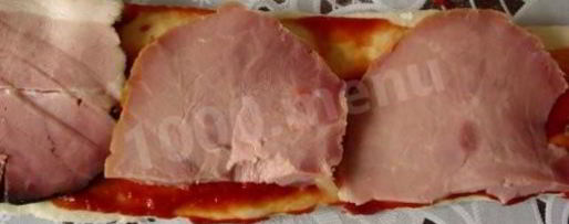 Шаг 9: бутербродов с ветчиной