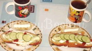 Рецепт Бутербродов с яйцами и огурцами