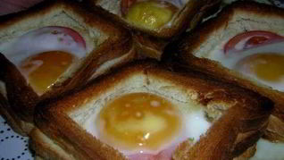 Рецепт Бутербродов с яйцом и колбасой