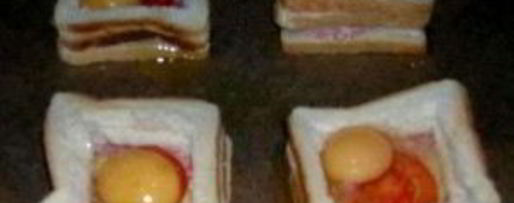 Шаг 3: бутербродов с яйцом и колбасой